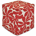 Red Cube Ottoman D8497