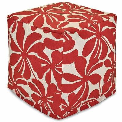 Red Cube Ottoman D8497