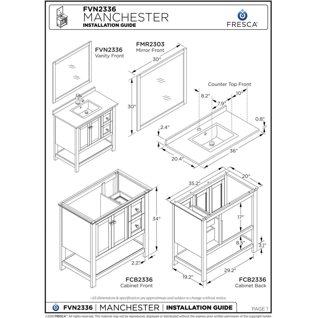 Gray Wood Veneer Bathroom Cabinet H954233