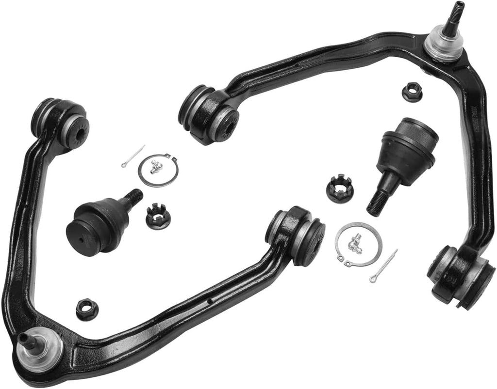 Front Upper Control Arms with Ball Joints Lower Ball Joints 4pc Set Z936442