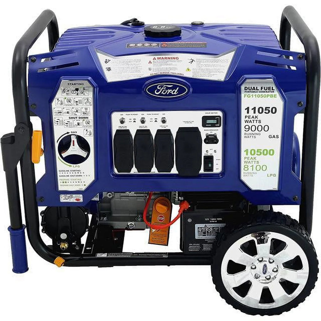 11050W Dual Fuel Portable Electric Start Generator V702167