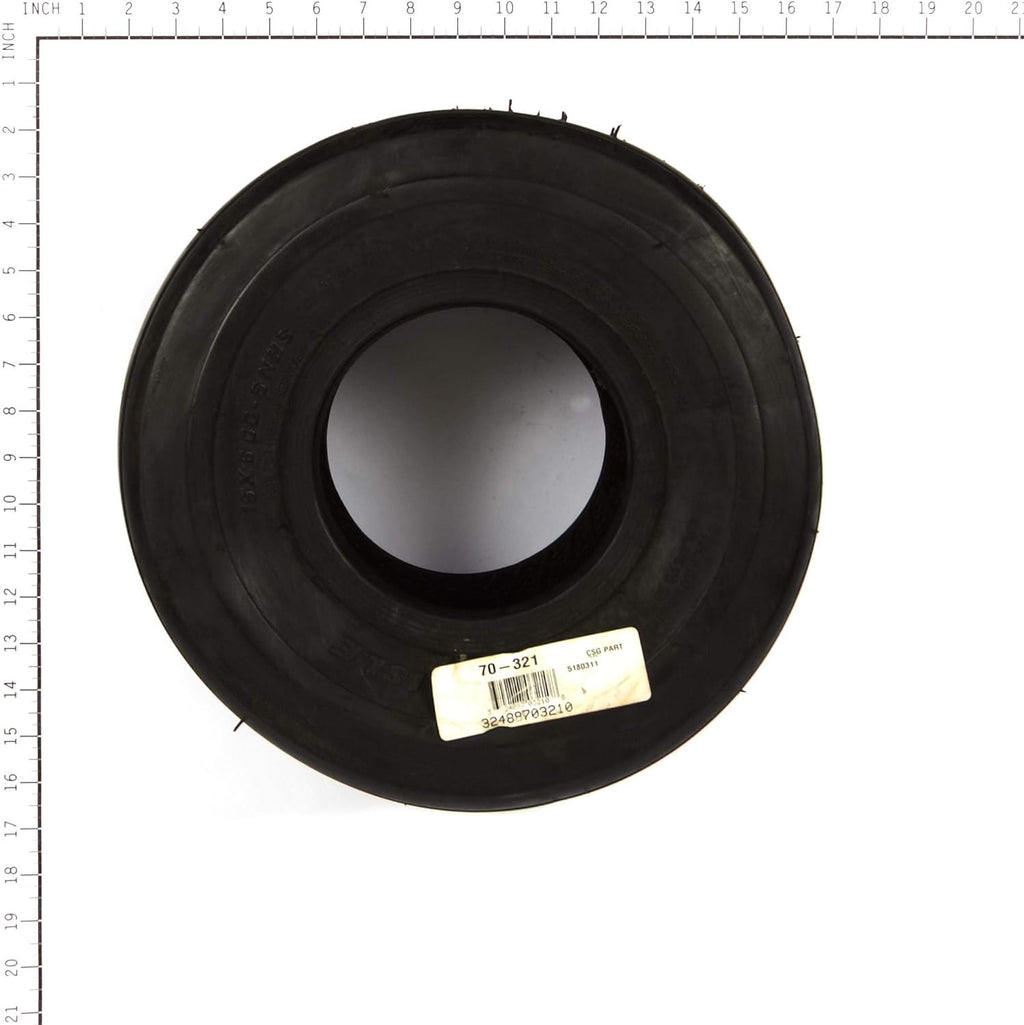 15X600-6 Carlisle Rib Tubeless Tire 4-Ply Pack of 2 P429268