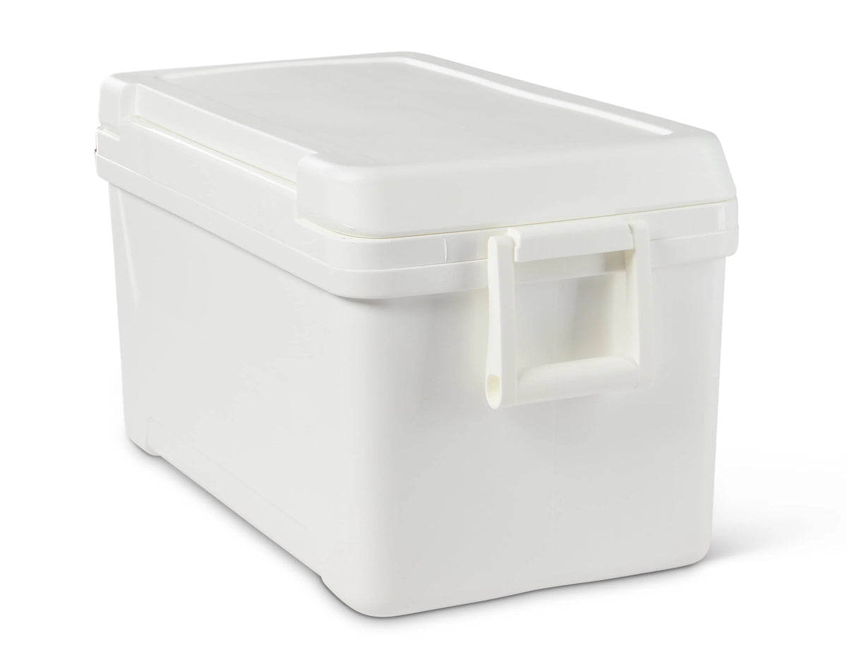 48 QT White Hard Sided Ice Chest Cooler G51885
