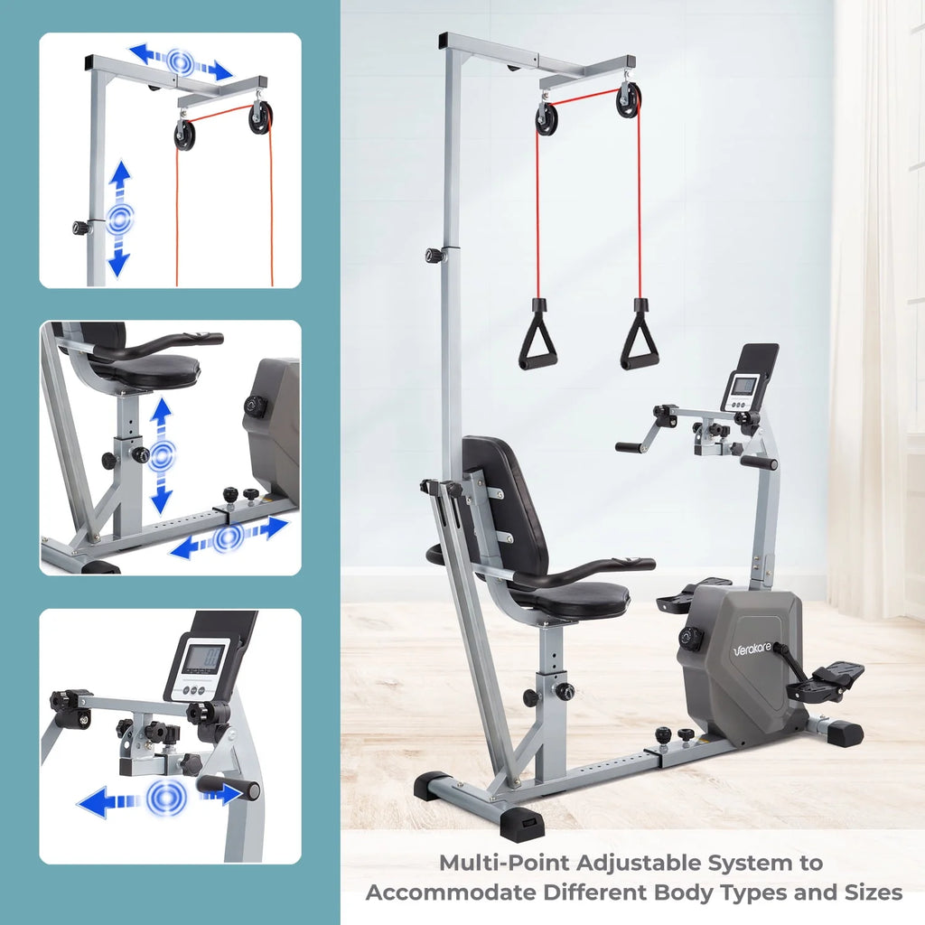 Recumbent Bike with Arm & Hand Exercisers Q3312