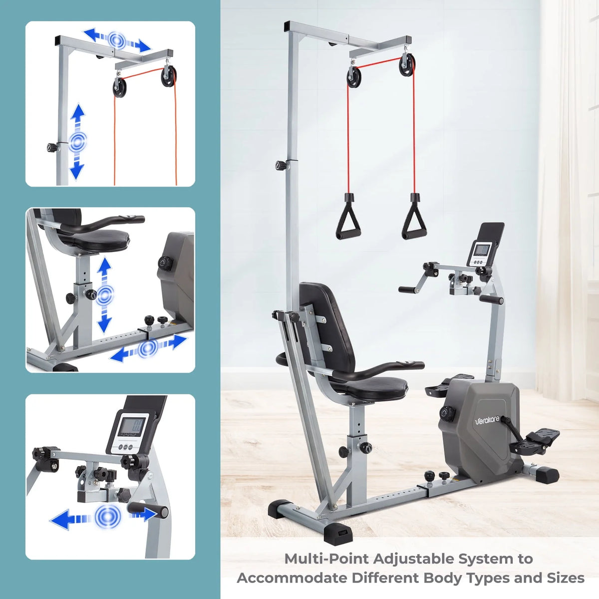 Recumbent Bike with Arm & Hand Exercisers Q3312