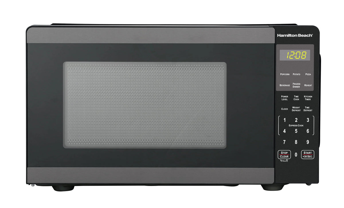 0.9 Cu ft 900 Watts Stainless Steel Countertop Microwave Oven H334807