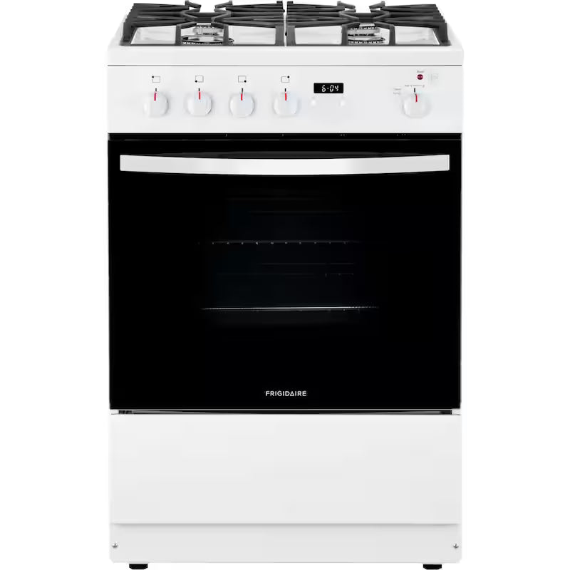 24 in. Freestanding Gas Range with Manual Clean in White Y941350