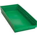 Green Plastic Shelf Bin, Lot of 6 G203380