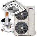 48,000 BTU 17.8 SEER 8-Way Slim Cassette Mini-Split Air Conditioner Heat Pump System K9576
