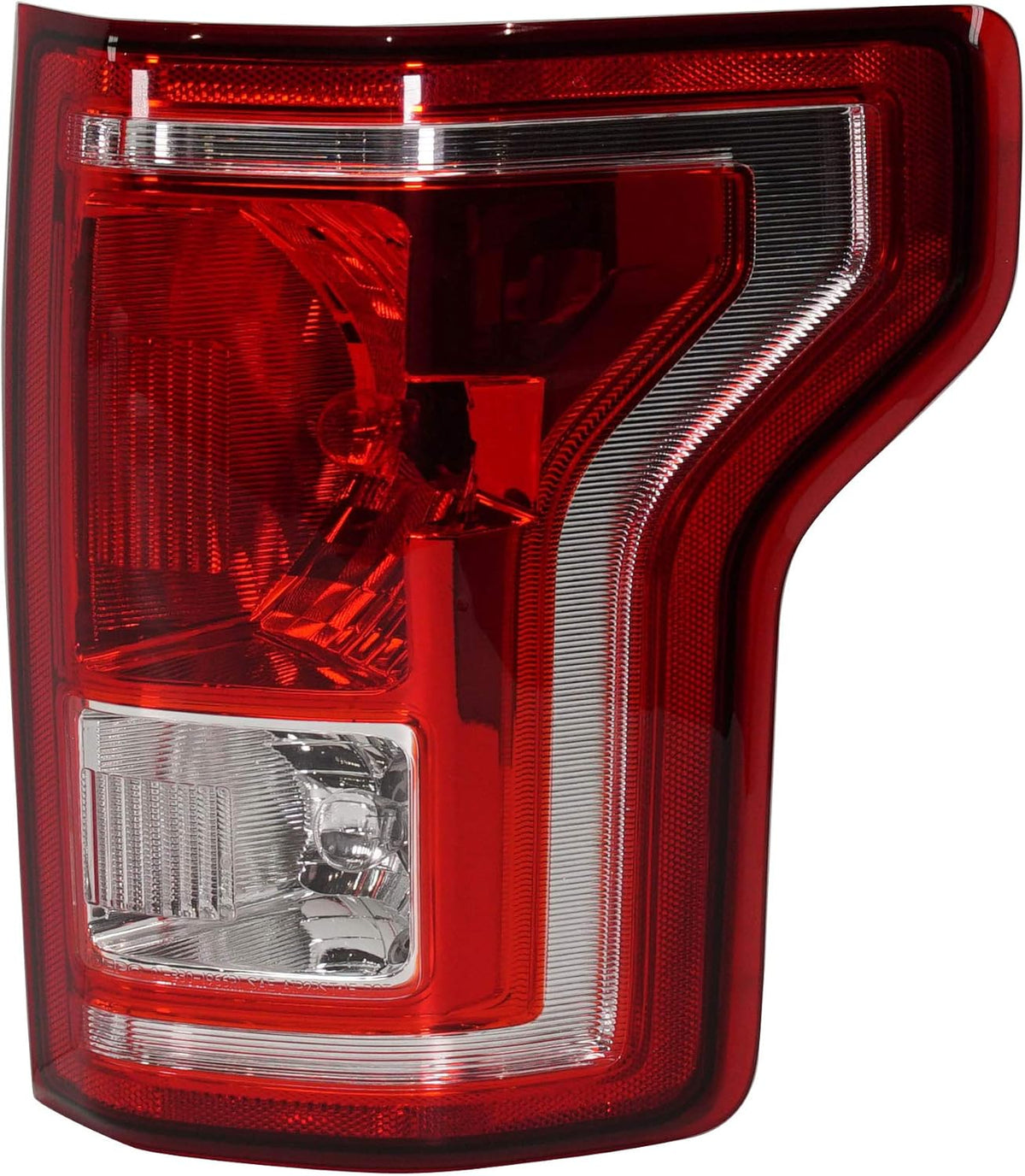 Tail Light Assembly Set of 2 Halogen Clear & Red Lens M175756