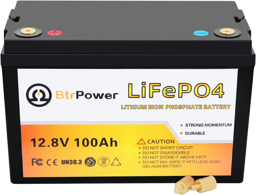 12V 200Ah LiFePO4 Deep Cycle Battery with 200A BMS N2007