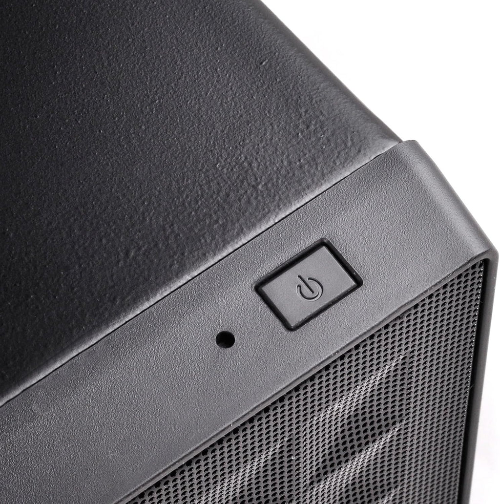 Black Ultra Compact Mini-ITX Computer Case with Mesh Front Panel B45239