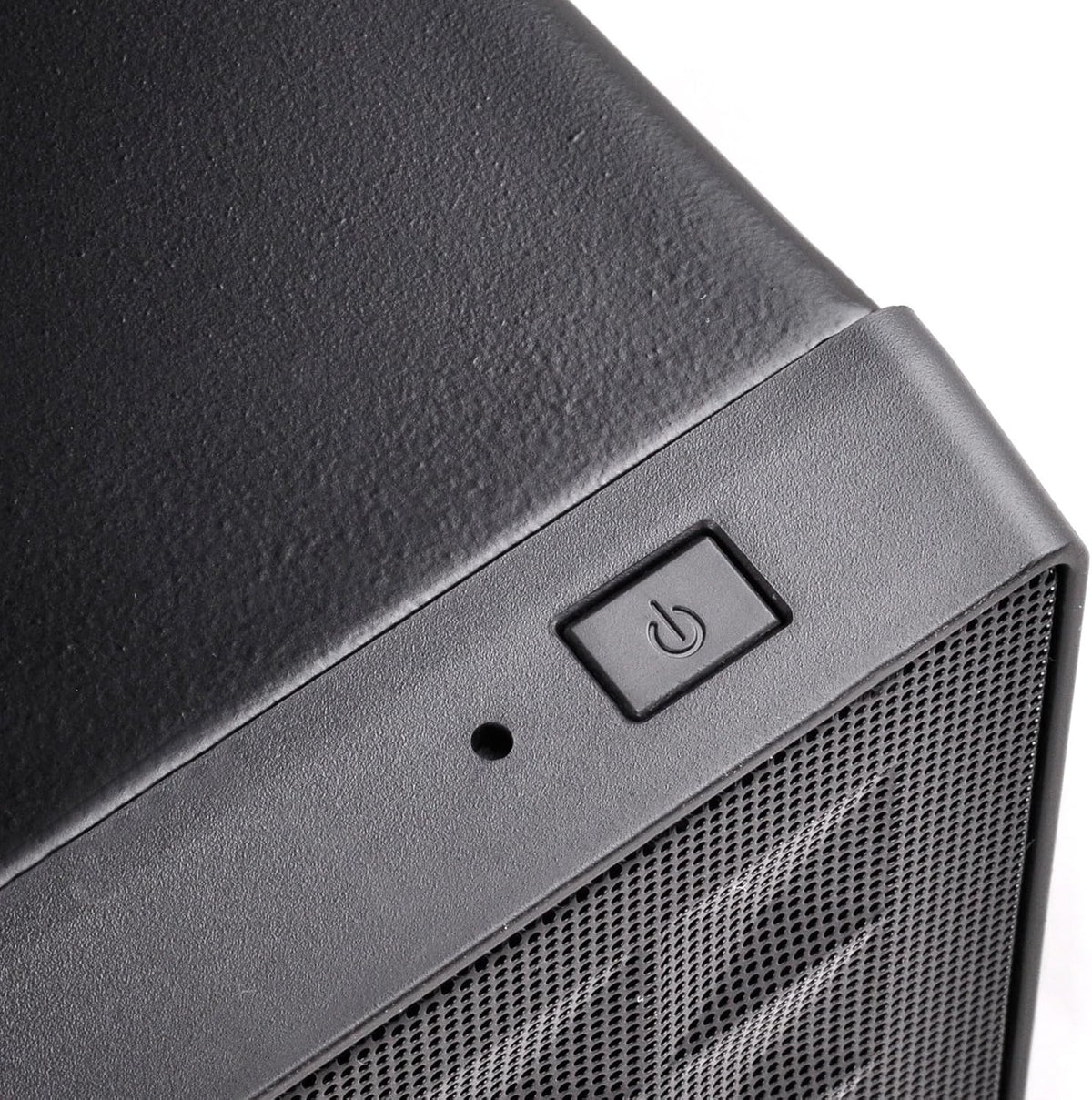 Black Ultra Compact Mini-ITX Computer Case with Mesh Front Panel B45239