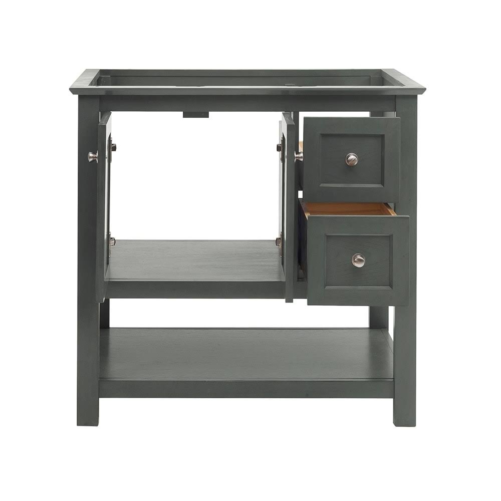 Gray Wood Veneer Bathroom Cabinet H954233