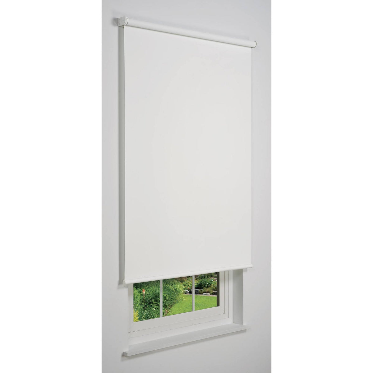 White 61 W x 66 H Cordless Blackout Roller Shade W116