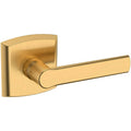 Satin Brass Full Dummy Lever Set N28755