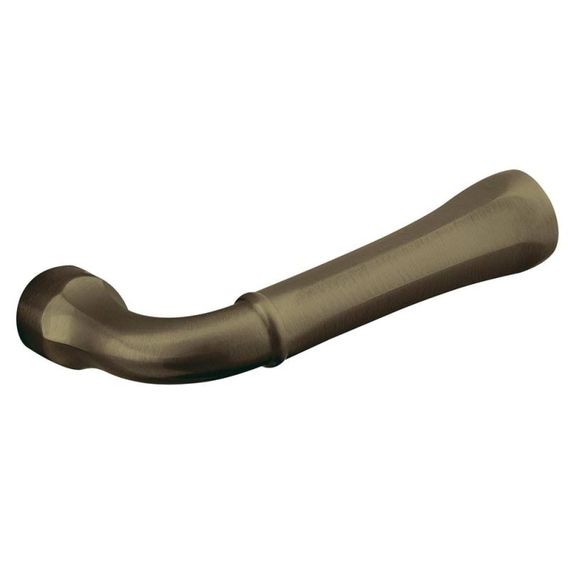 Satin Brass and Black Pair of Levers Q965289