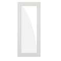 1-Lite Satin Etch Solid Core MDF Primed Interior Door Slab E578