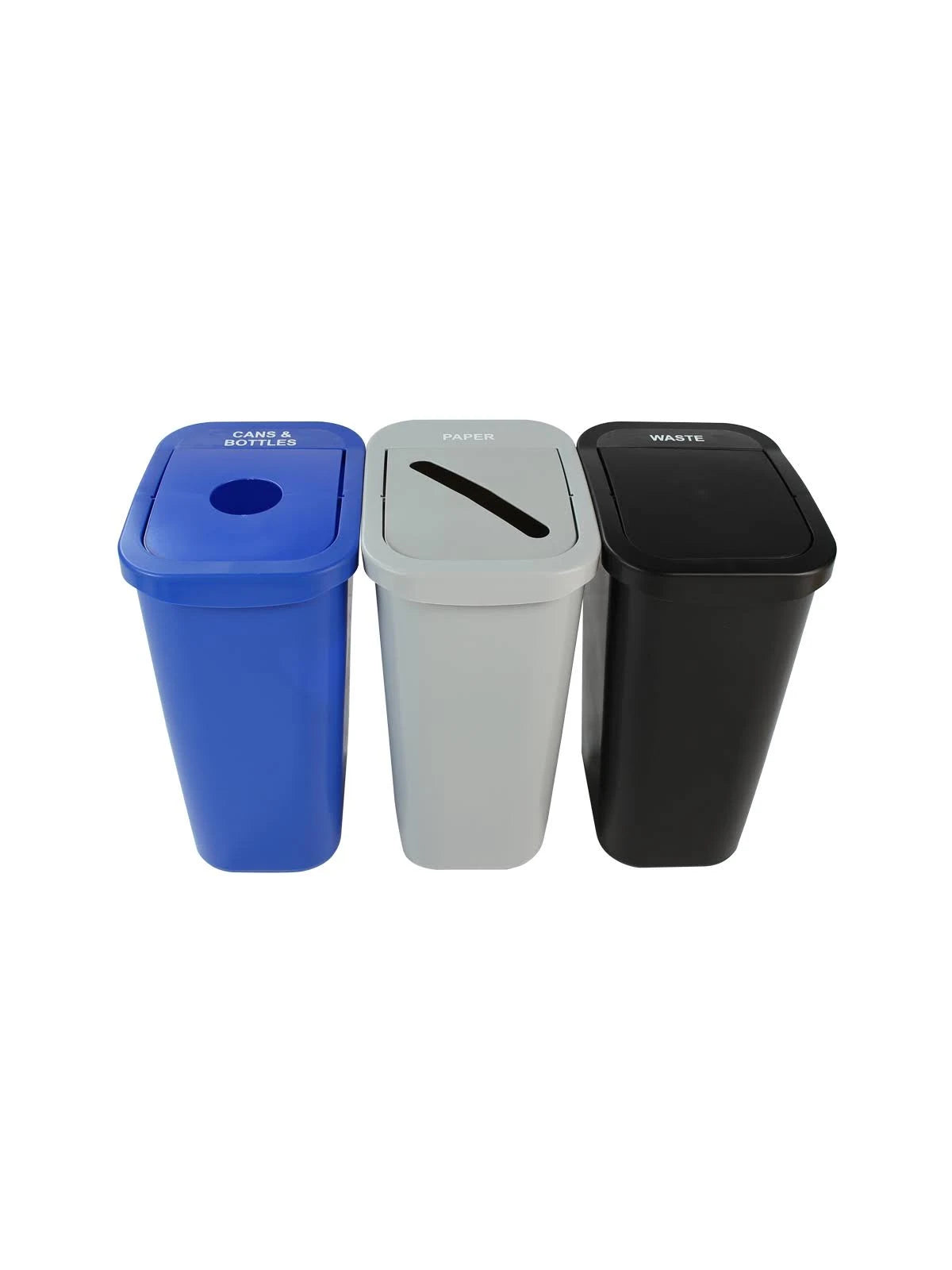 3 Piece 10 Gallon Recycling Bin Set K868