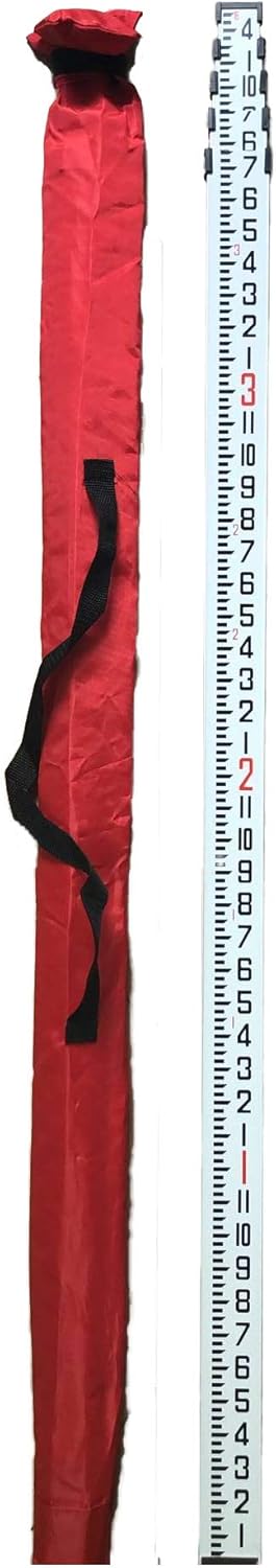 Aluminum Grade Rod with Carrying Case, 9 Foot, Pack of 2 U526116