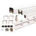 Composite Classic White Stair Rail Kit with 17 Balusters X459