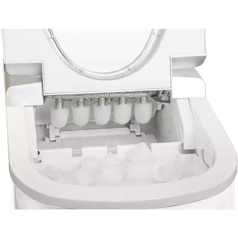 White Freestanding Ice Maker Q11108