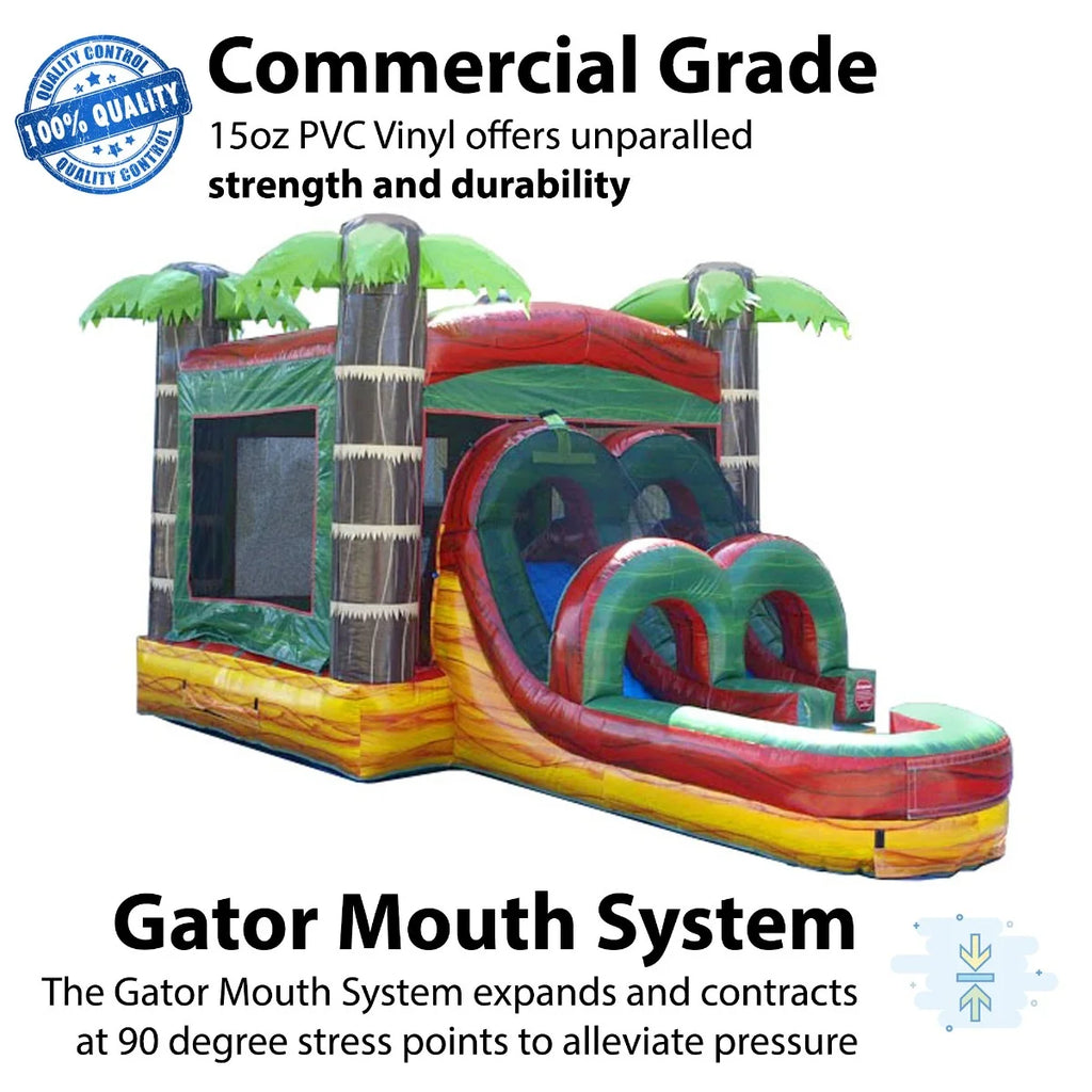 Commercial Inflatable Water Slide Bounce House Slip and Slide Trio J781961