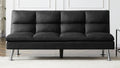 Black Fabric Futon Sofa Bed C1905