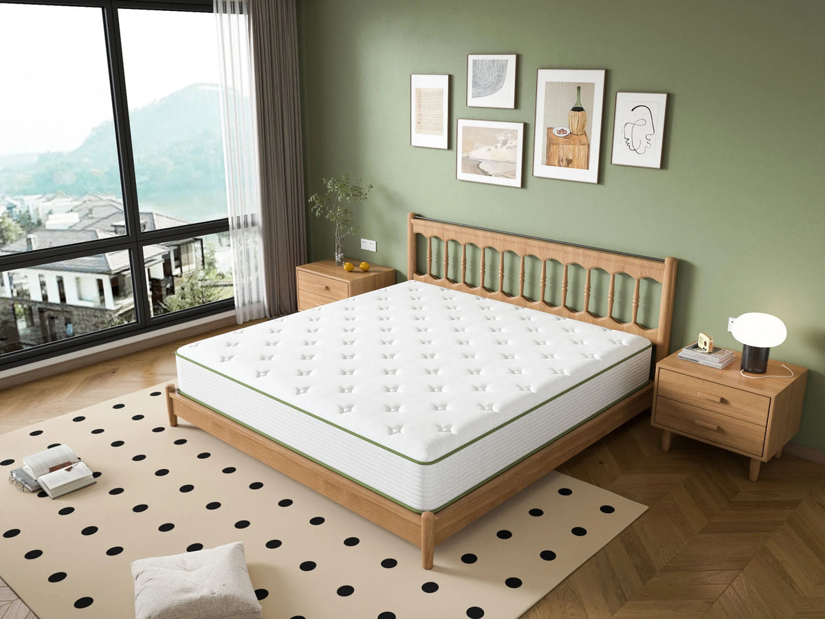 10 Inch Twin Size Gel Memory Foam Hybrid Mattress X2854