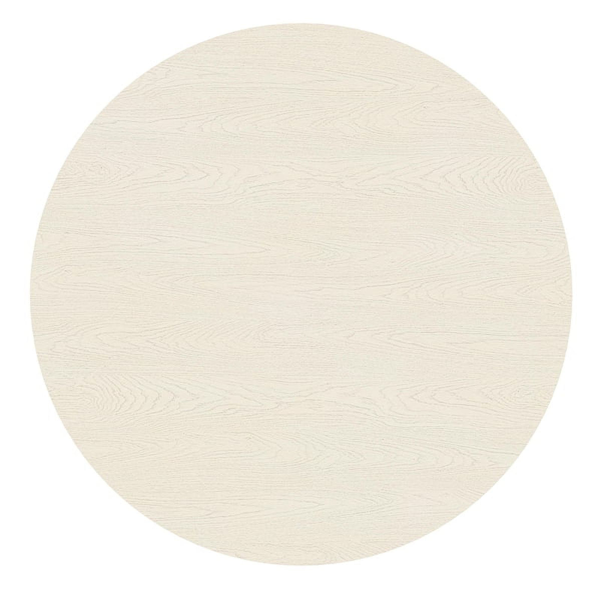 Cream Round Wood Dining Table O496