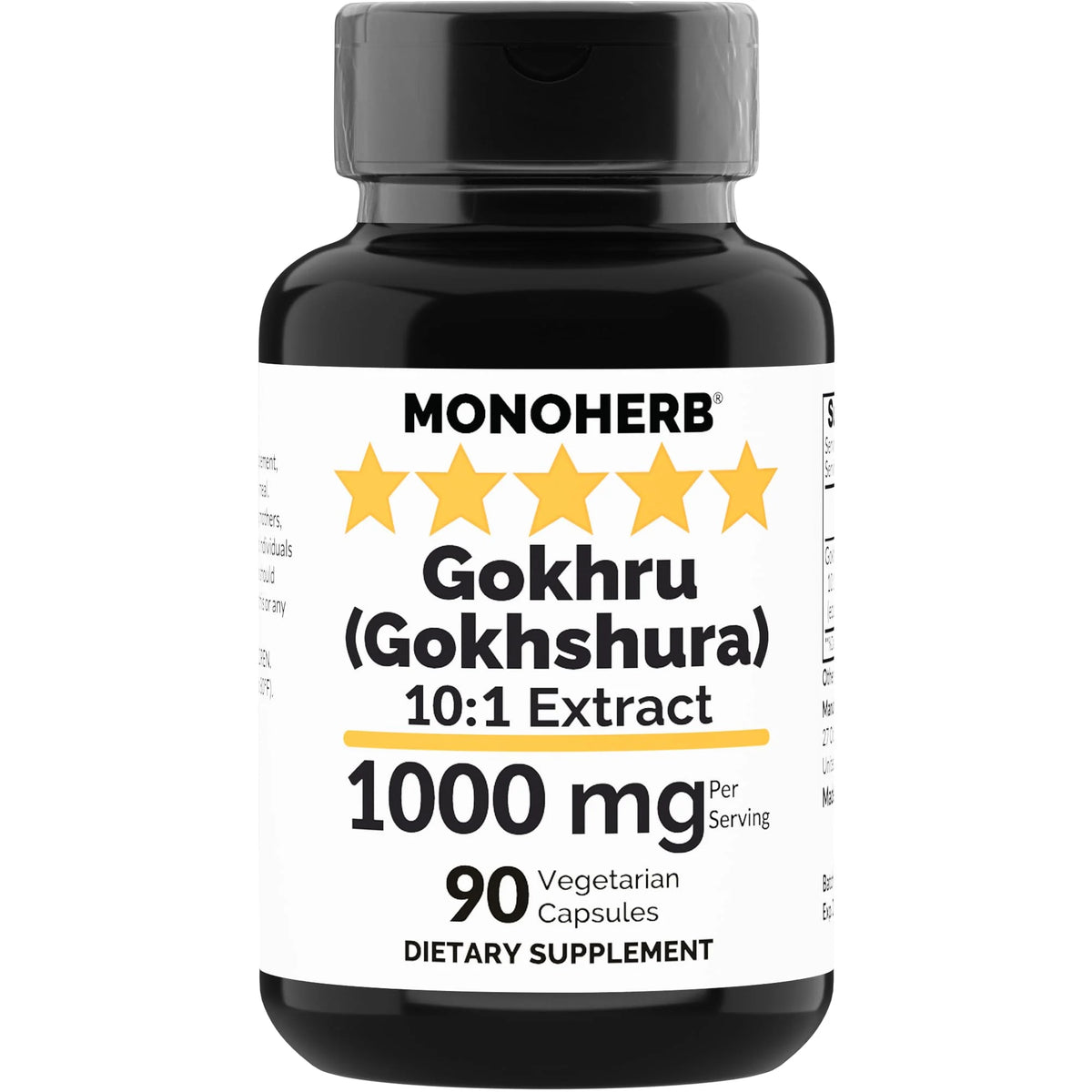 Gokhru Extract 1000 mg 90 Vegetarian Capsules X93955