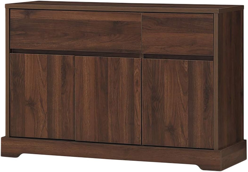 Walnut Buffet Sideboard with 2 Drawers and 2 Cabinets W224274