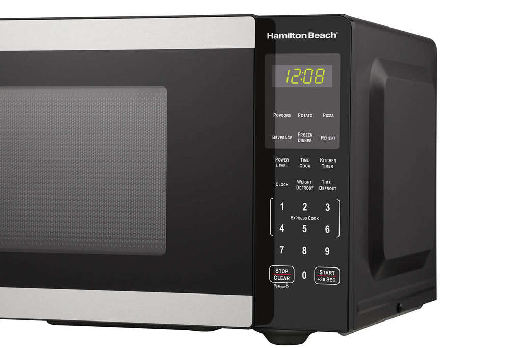 0.9 Cu ft 900 Watts Stainless Steel Countertop Microwave Oven H334807