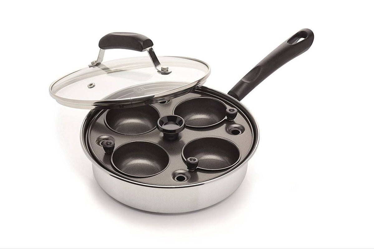 4 Egg Poacher Pan, Carbon Steel, 21 cm X26305