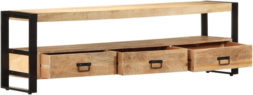 Solid Mango Wood TV Cabinet H13307
