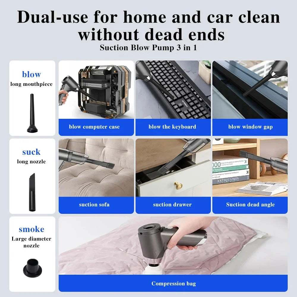 3 in 1 Wireless Handheld Vacuum Cleaner H99493