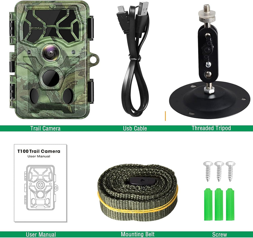 4K Native 30MP WiFi Bluetooth Trail Camera with Night Vision E526