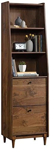 Vintage Wood 3 Shelf Bookcase with File Drawer C70987