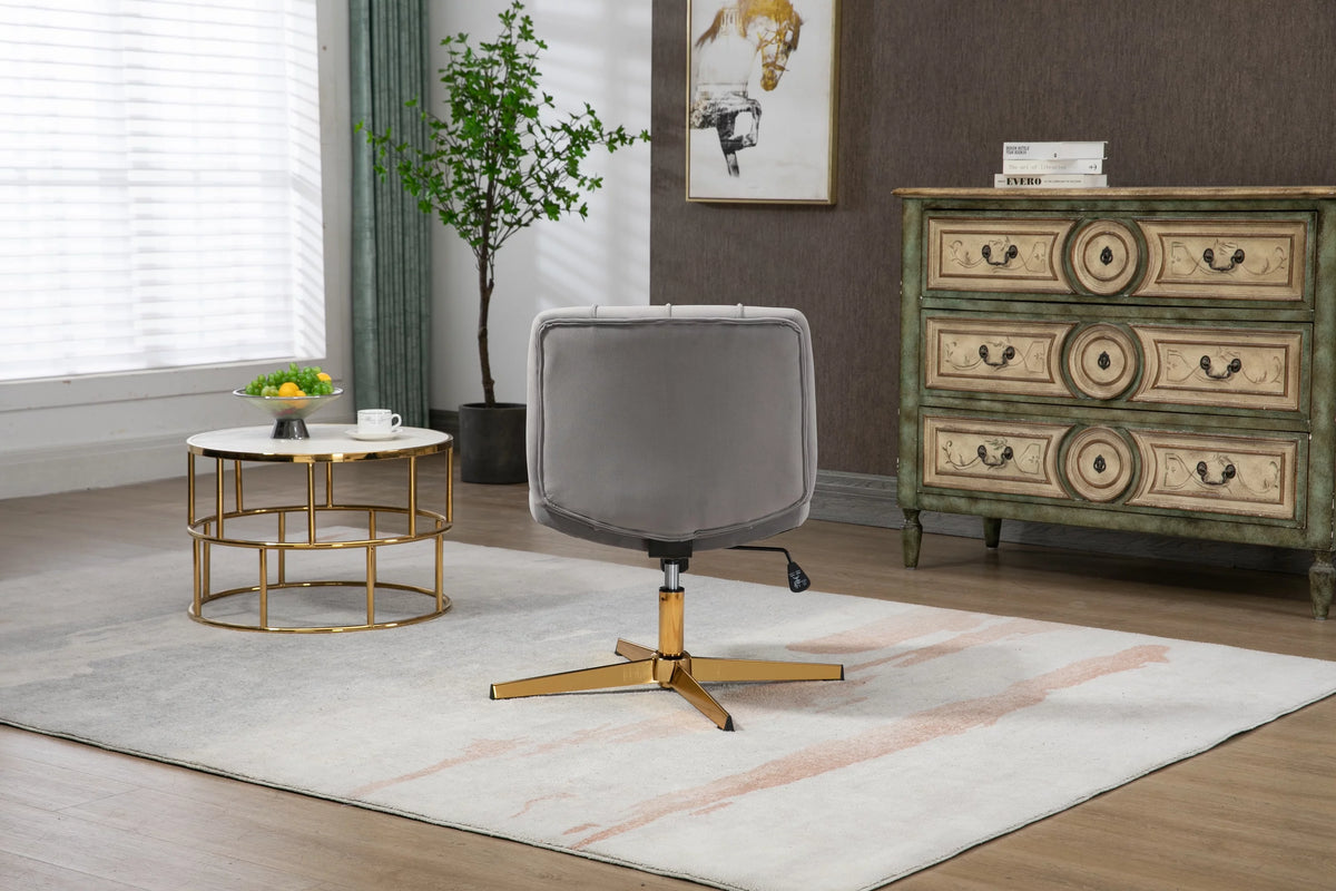 Armless Adjustable Swivel Desk Chair G833