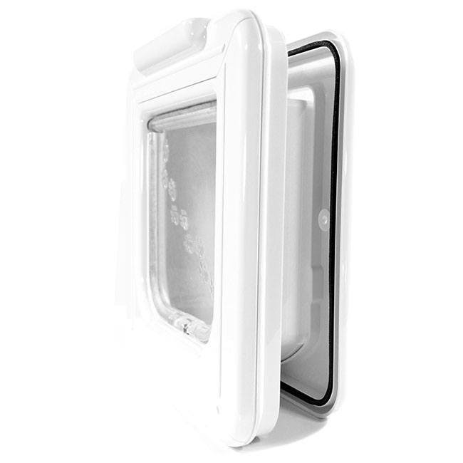 White Cat Flap B5538