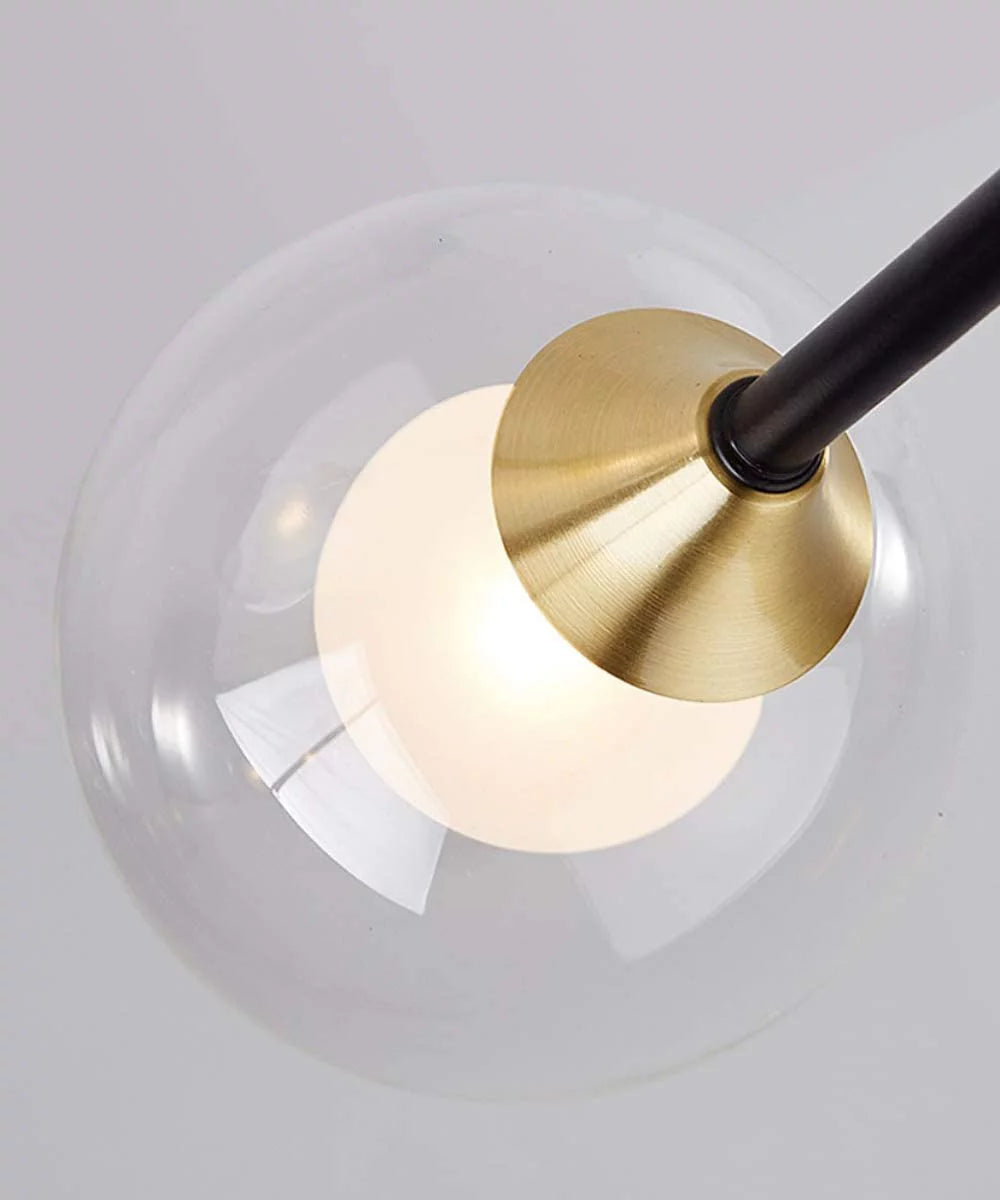 6 Lights Glass Shades Chandelier E125713