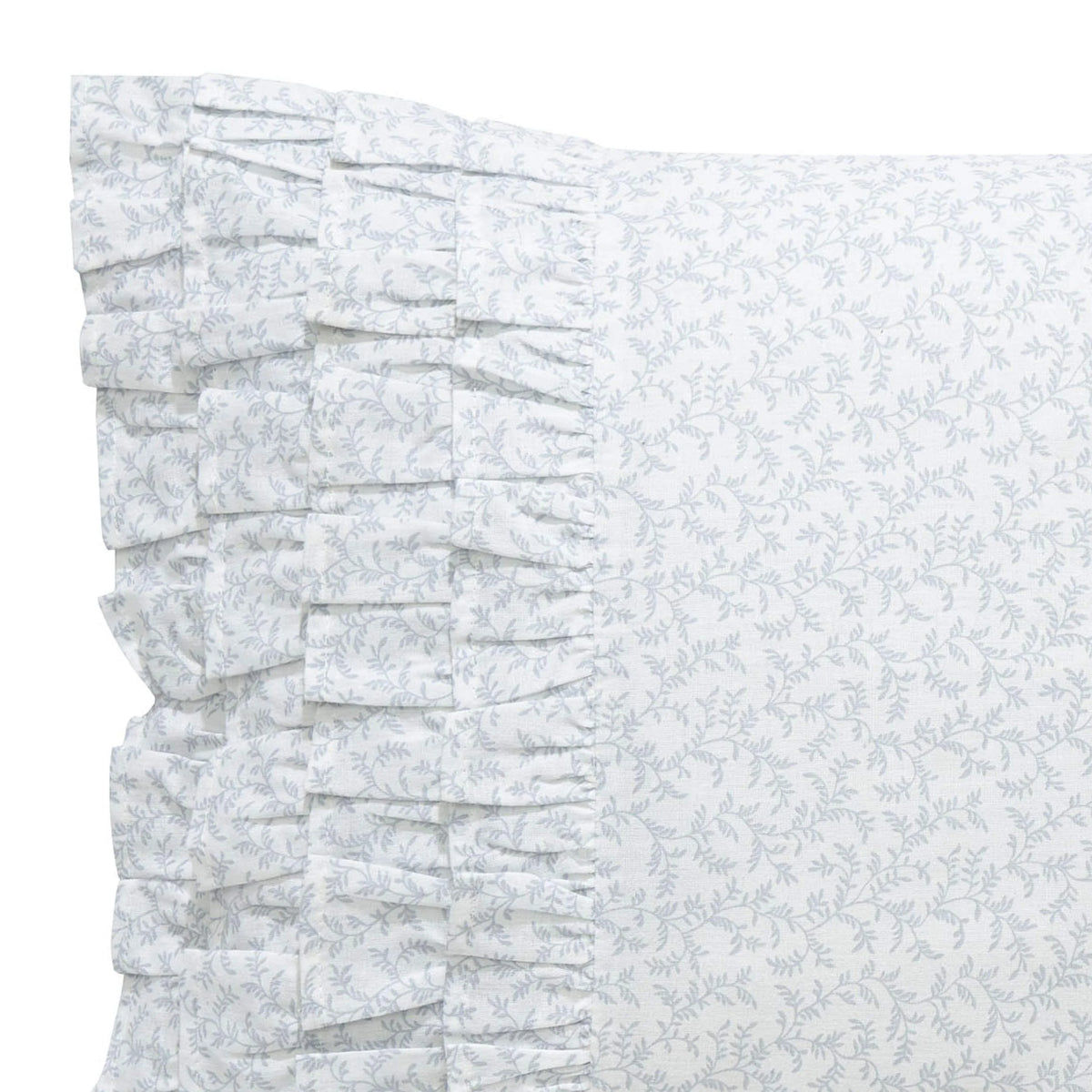 Cottage Blue Throw Pillow with Envelope Closure I641