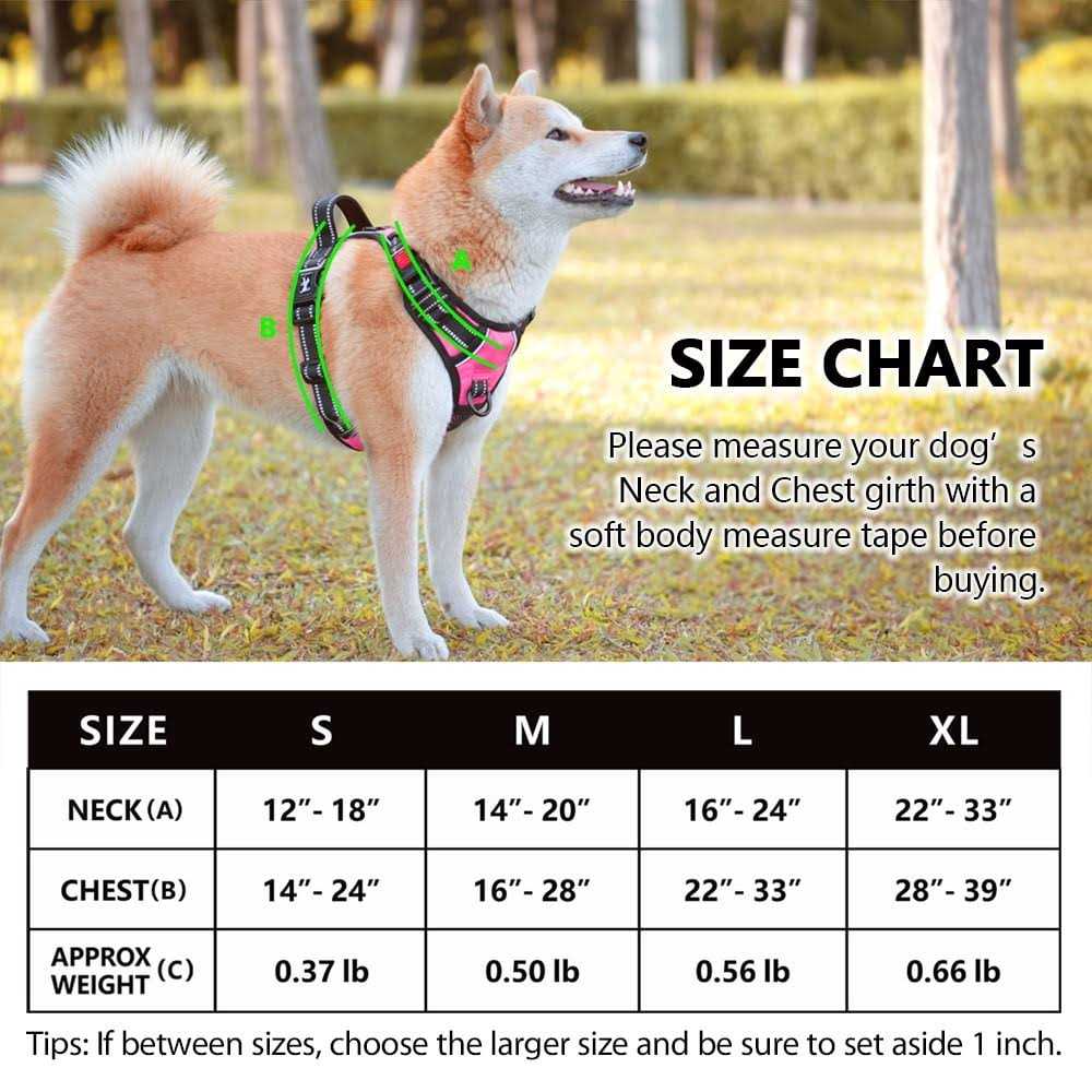 No Pull Reflective Dog Harness C163864