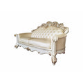 Champagne PU Sofa with 5 Pillows D6935