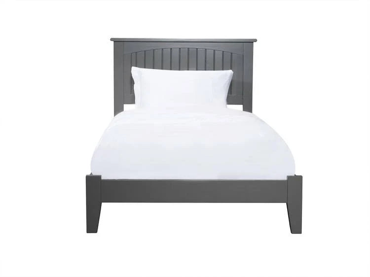 Grey Twin XL Traditional Bed C60618