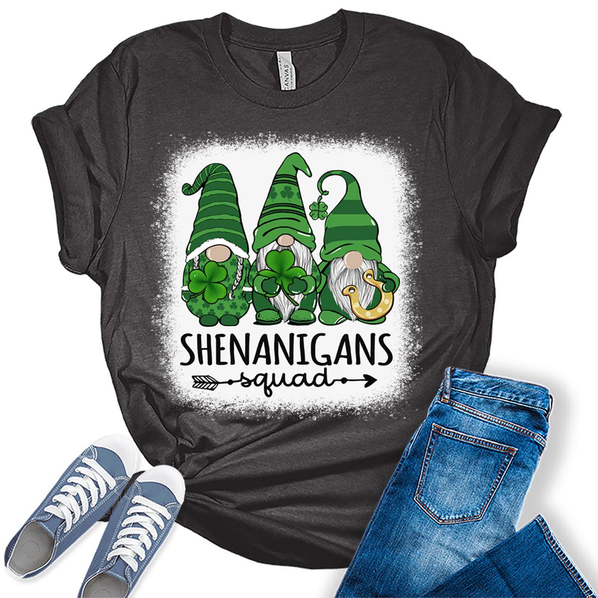 Funny St Patrick's Day Gnomes Shirt A555