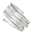 Sterling Silver 50mm Bangle Bracelet B436
