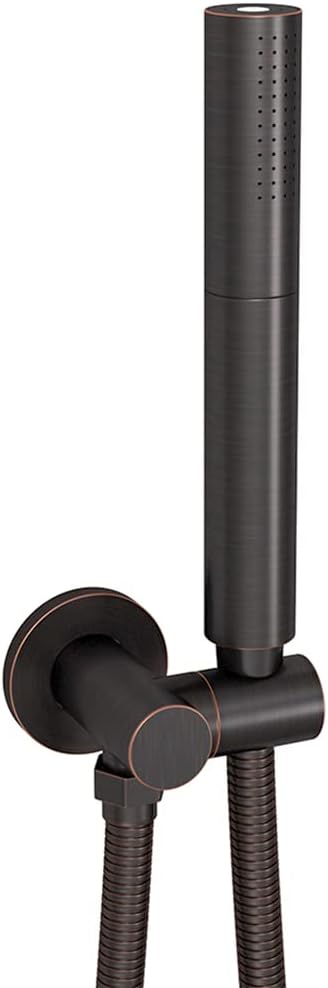 Oil Rubbed Bronze Handheld Shower Head with Flexible Hose and Brass Bracket, Pack of 2 Z559