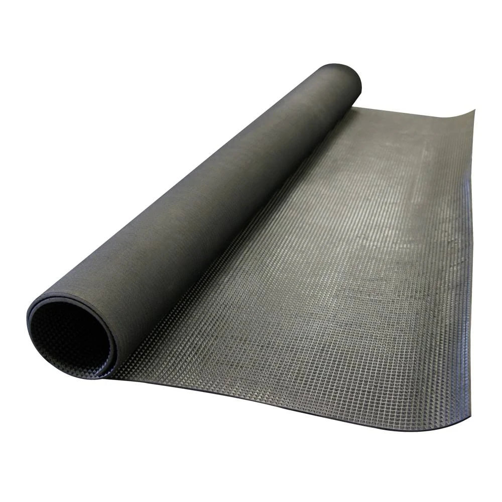 Black Traction Rubber Runner Mat D923