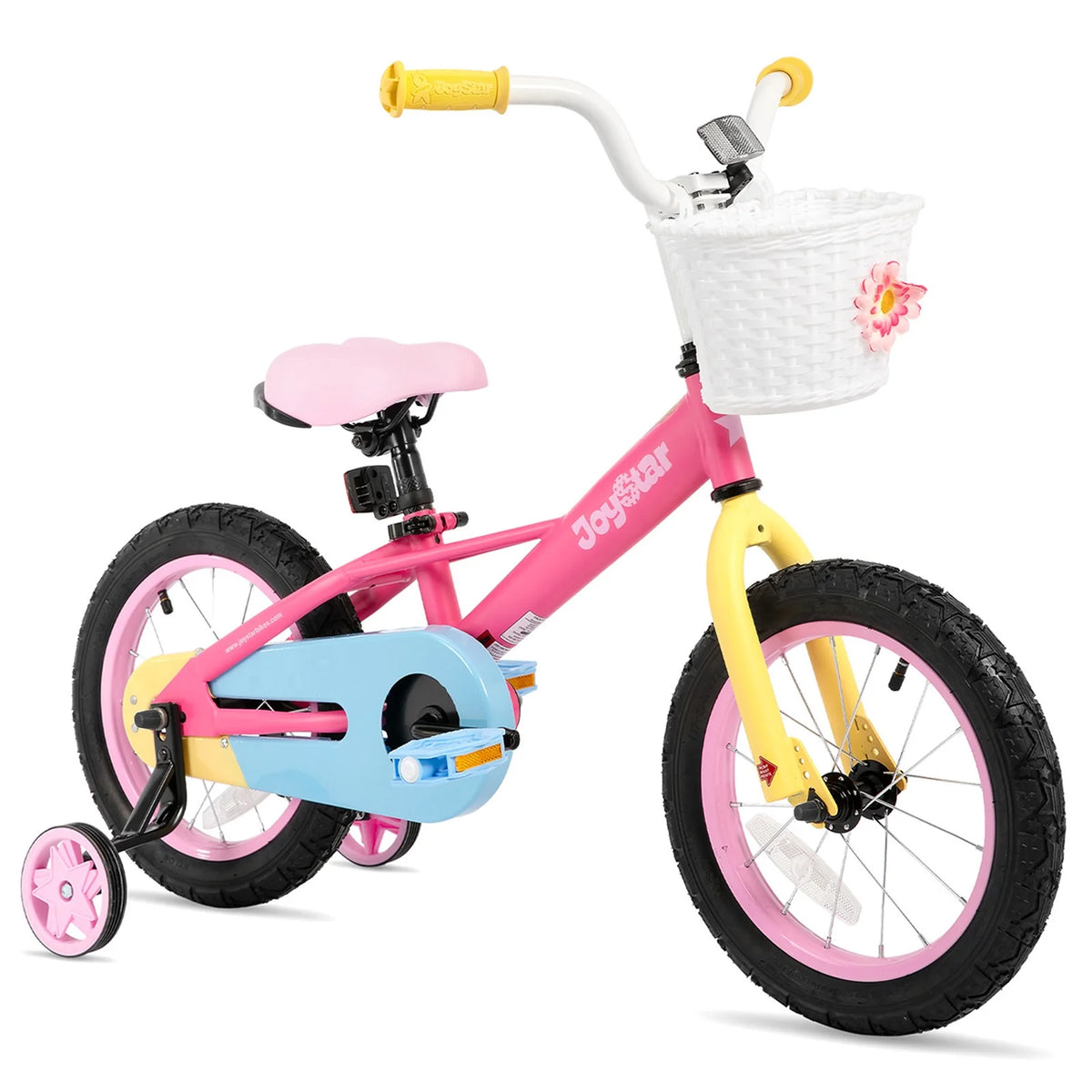 12 14 16" Kids Bike with Basket Training Wheels Coaster Brake C96065